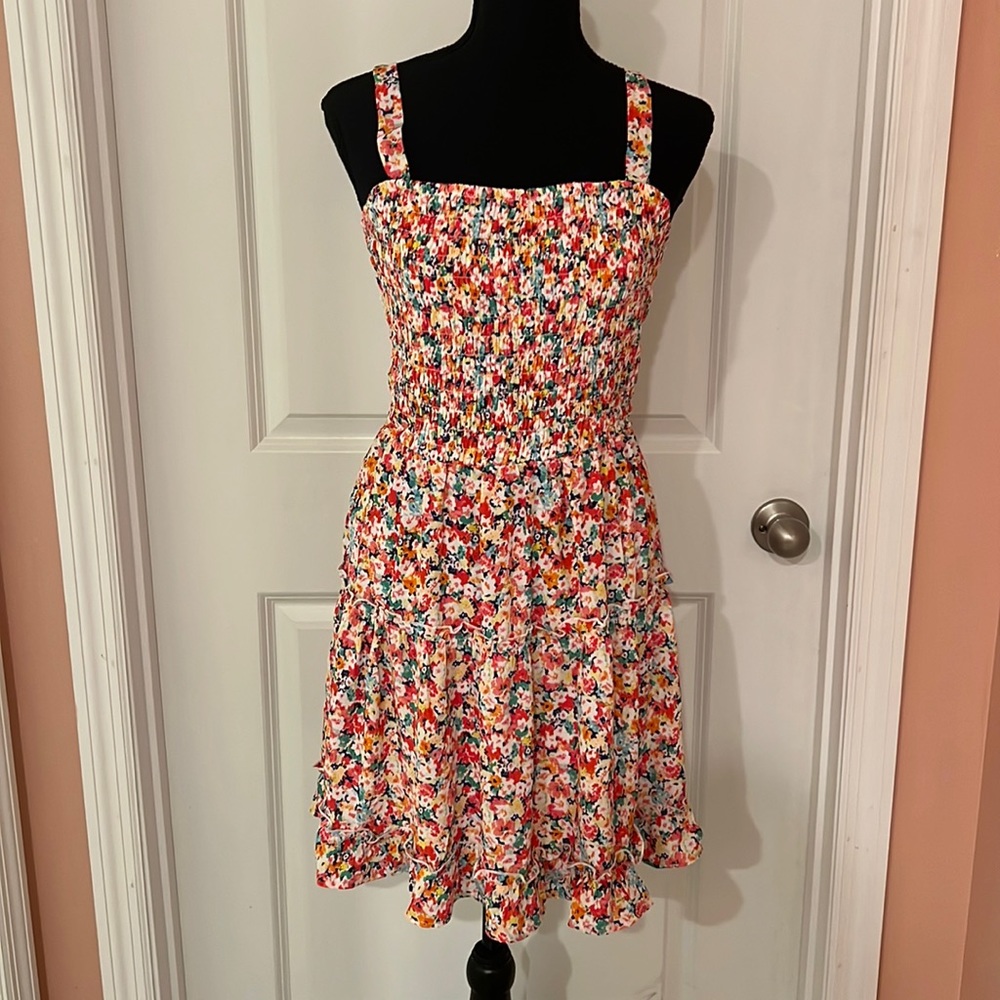 Bright Floral Summer Dress